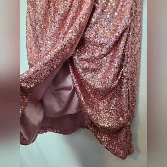 Brand new Hello gorgeous Minuet Sequin dress- Size large Pettite - Picture 4 of 6